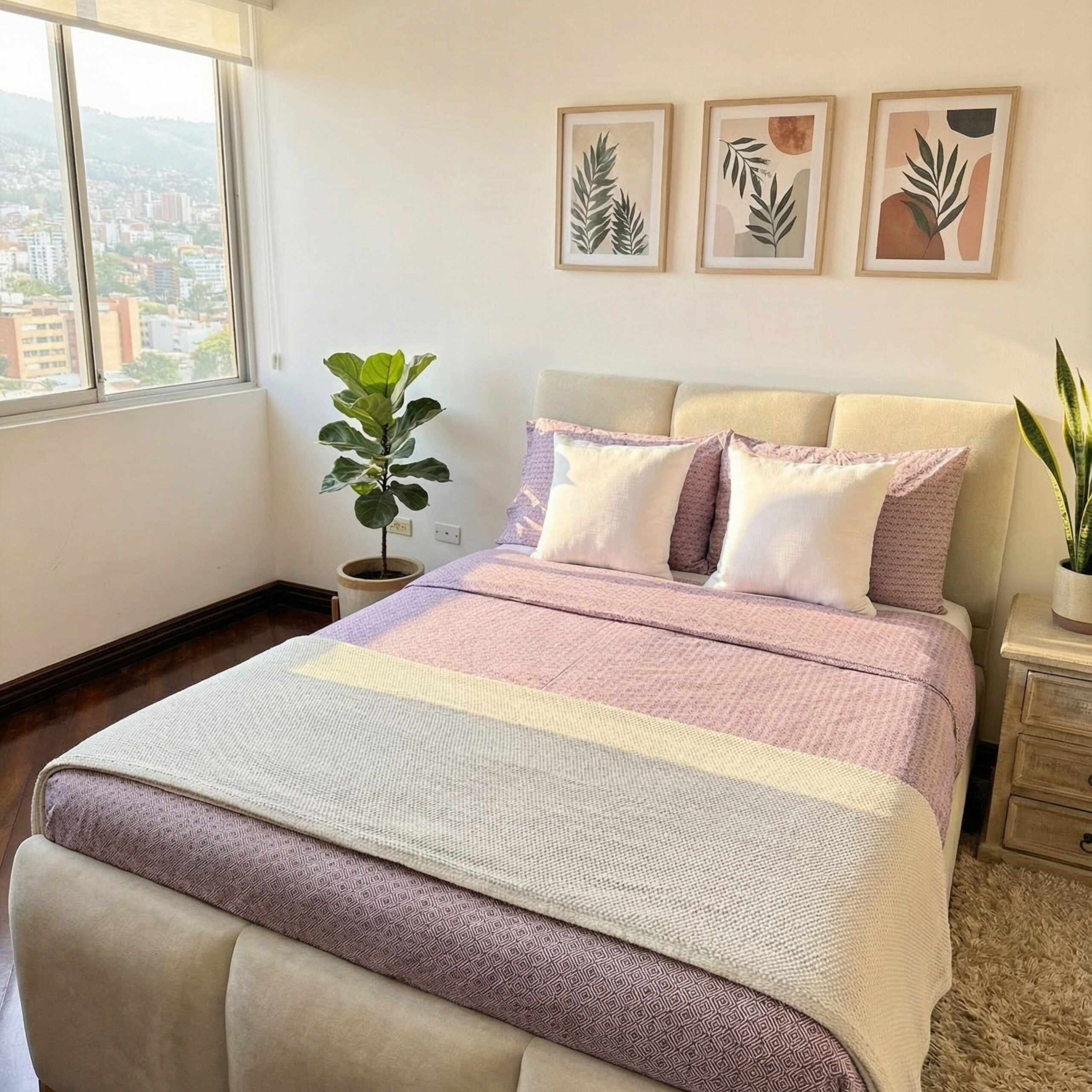 duvet premium estampado blanco y uva duvet premium estampado blanco y uva