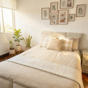 duvet premium fino estampado en tonos nude