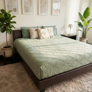 duvet textura pelo corto verde eneldo