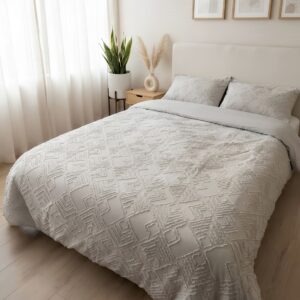 255 duvet textura boho plomo